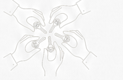 Heirs gathering their objects